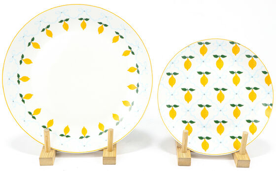 Lemon & Bow Ceramic Dinnerware Set