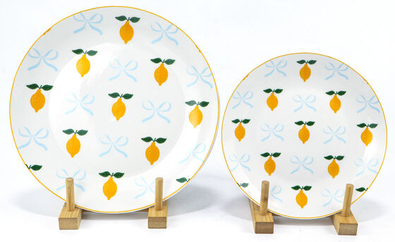 Lemon & Bow Ceramic Dinnerware Set