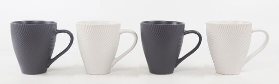 Dark Green Textured Ceramic Coffee Mug