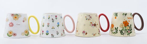 Cute Floral Series Ceramic Coffee Mugs Collection