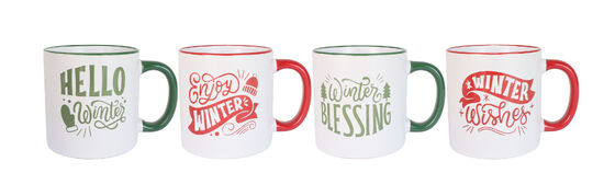 Christmas Winter Ceramic Mugs
