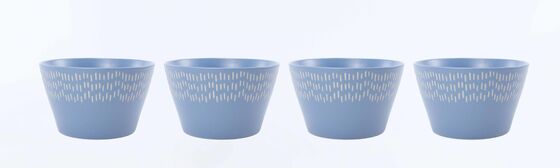 Matte Pastel Geometric Embossed Ceramic Mug & Bowl Matching Set
