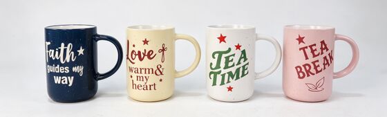 Speckled Inspirational Quote Ceramic Coffee Mug