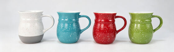 Speckled Curvy Belly Ceramic Coffee Mug
