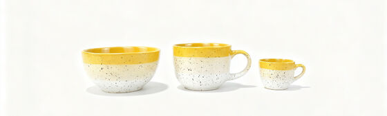 Speckle Horizon Gradient Ceramic Tableware CollectionCore Product Introduction