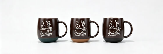 Vintage Speckled Dark Brown Coffee Theme Ceramic Mug Full Collection (6 Series, 4 Base Color Variants)