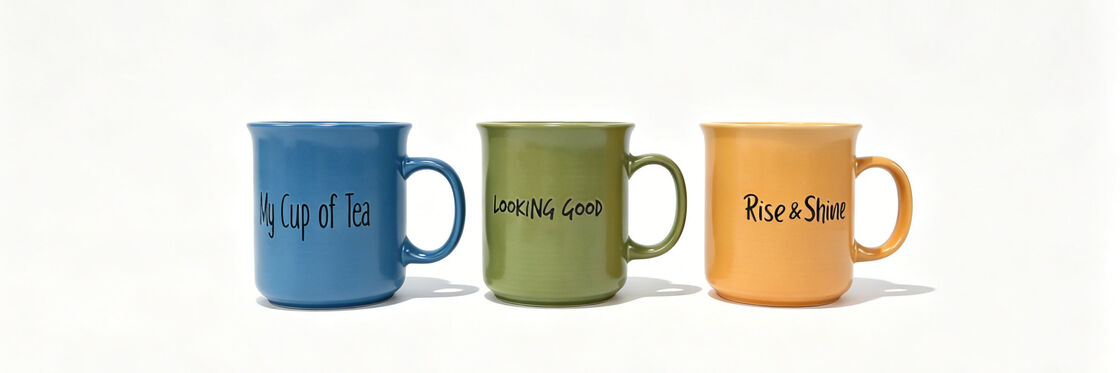 Tribal Geometric Border Straight Base Ceramic Mug DuoFull English Commercial Product Description