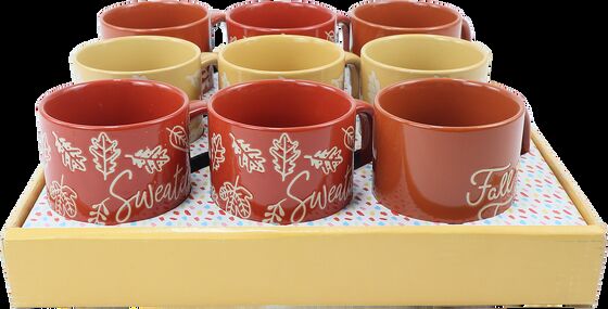 all Themed Ceramic Mug Set – Celebrate the Harvest Season in Style